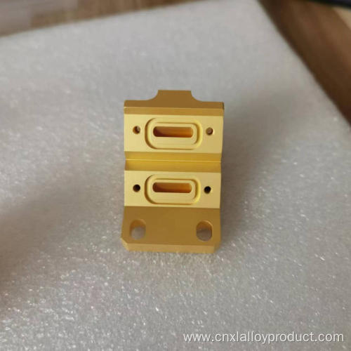 Mo-Cu alloy gold-plated parts carrier